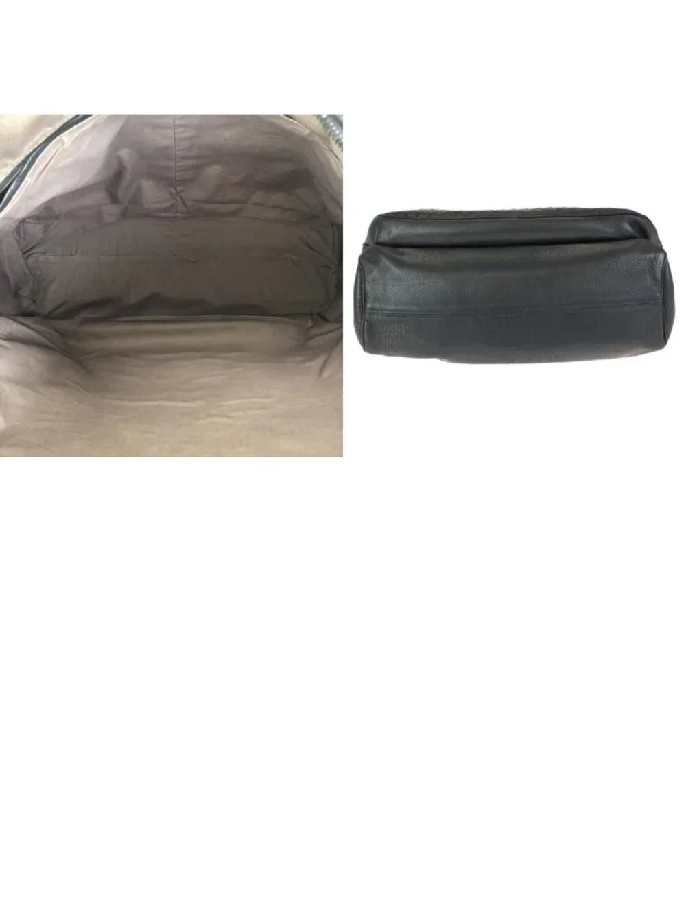 Bottega Veneta Intrecciato Black Gunmetal Leather Business Briefcase
